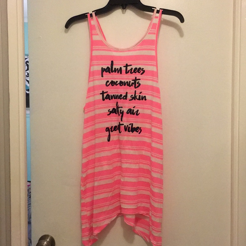 Open Back Tank Top